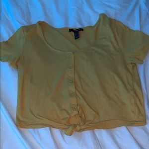 Mustard yellow top